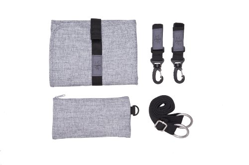 Lässig Wickeltasche Green Label Neckline Bag, choco mélange3